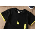 Wholesale summer black casual kids clothes children's Clothing t-shirt for boys